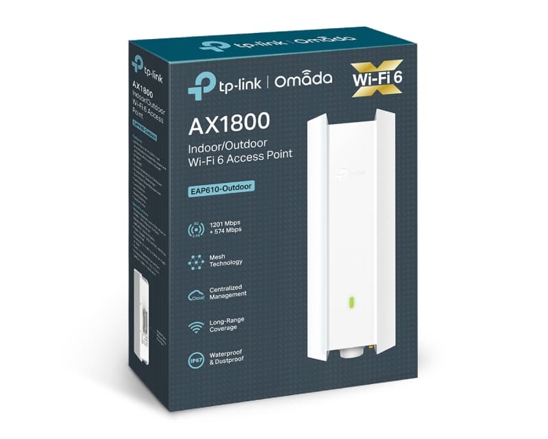 Fotografija proizvoda: EAP610- Outdoor(EU) AX1800 Indoor/Outdoor OMADA ACCESS POINT SPOLJNI Wi-Fi 6 IP67