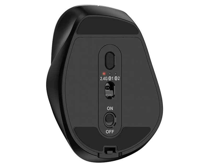 Fotografija proizvoda: Ergo 9000S Black USB Bežični crni miš