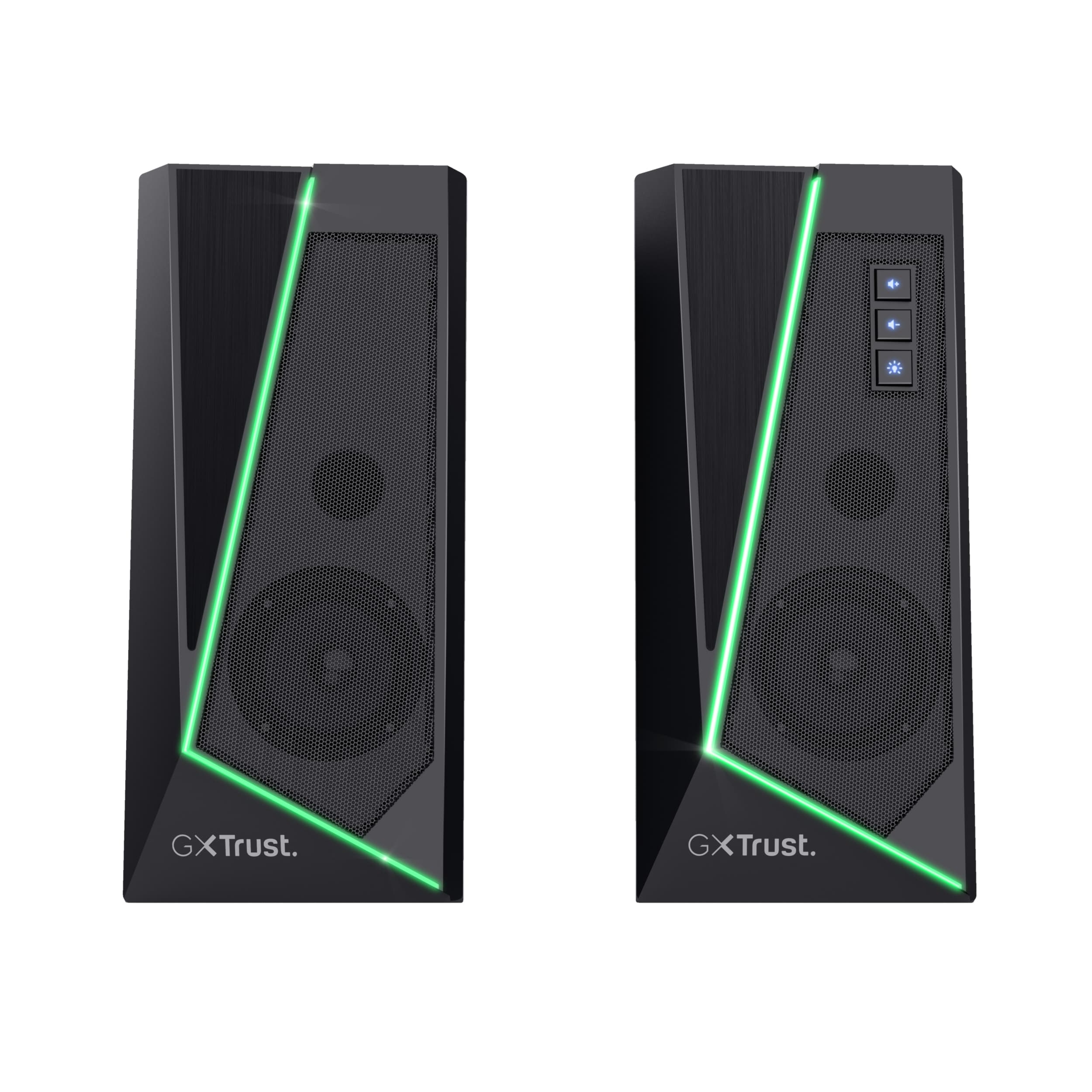 Fotografija proizvoda: Zvucnik TRUST GXT609 ZOXA RGB 2.0/12W(6W RMS)/crna