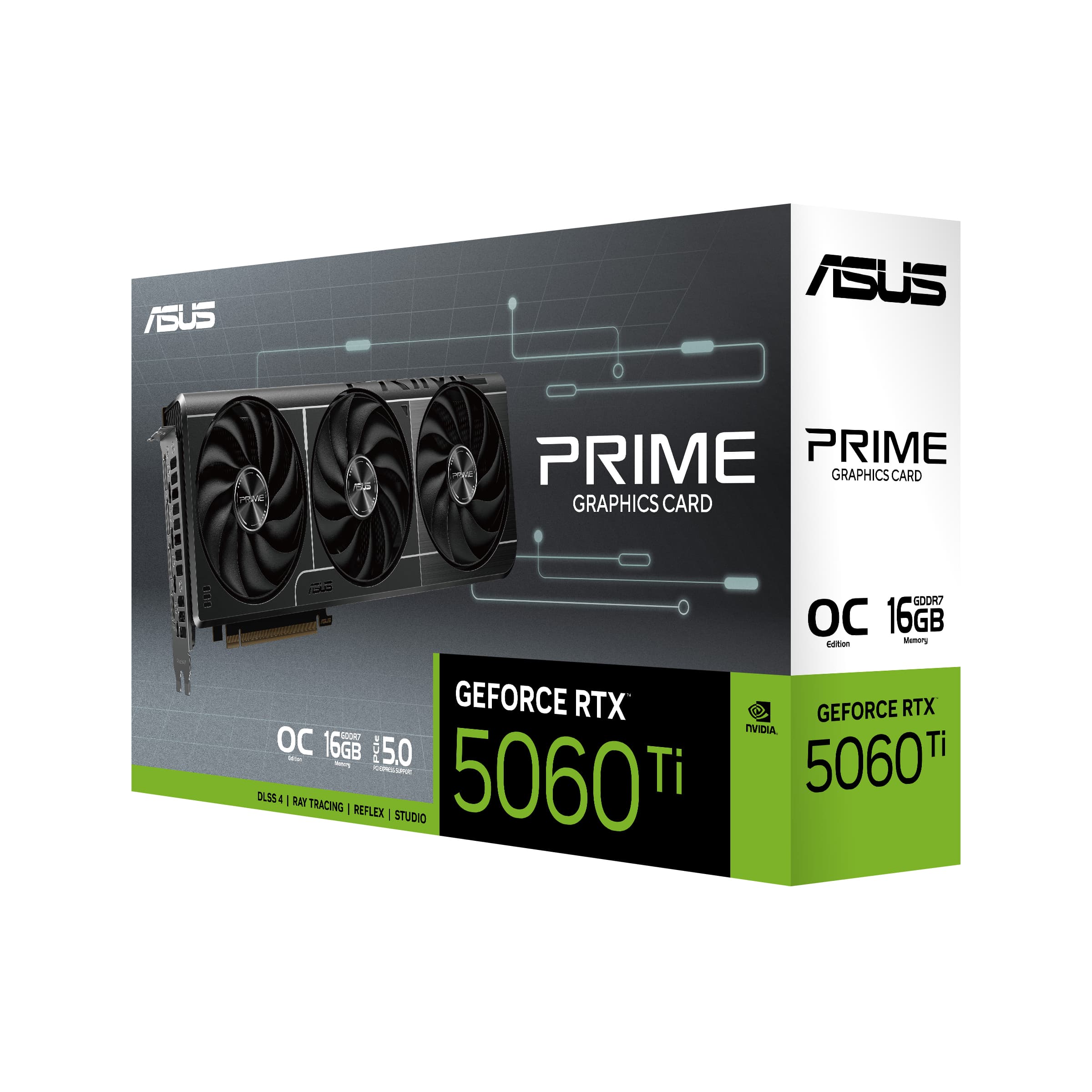 Fotografija proizvoda: Graficka karta ASUS PRIME RTX 5060 TI NVD/16GB/GDDR7/128bit/crna