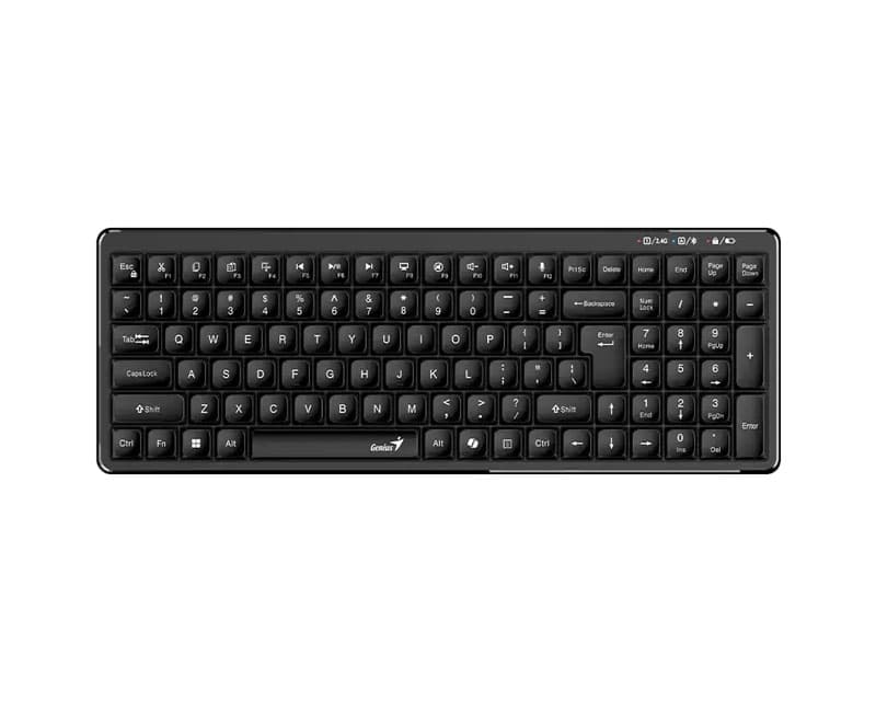 Fotografija proizvoda: LuxeMate Q7100BT Bežična USB američka crna tastatura