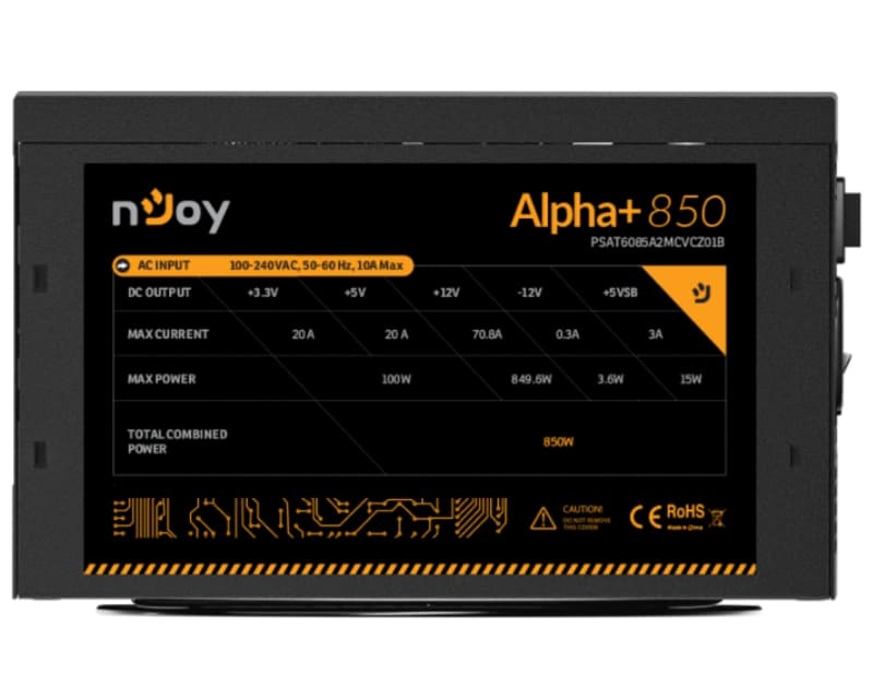 Fotografija proizvoda: Alpha+ 850 850W napajanje (PSAT6085A2MCVCZ01B)