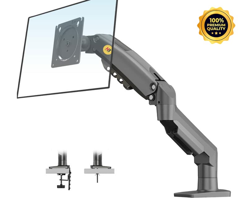 Fotografija proizvoda: F80 stoni nosač za monitor mat crni 17-30 inča