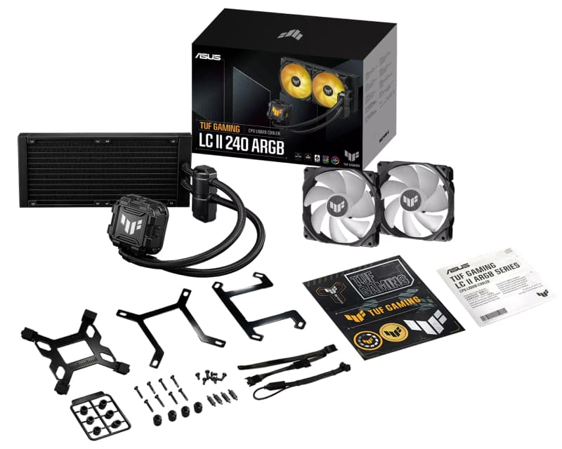 Fotografija proizvoda: TUF GAMING LC II 240 ARGB vodeno hlađenje