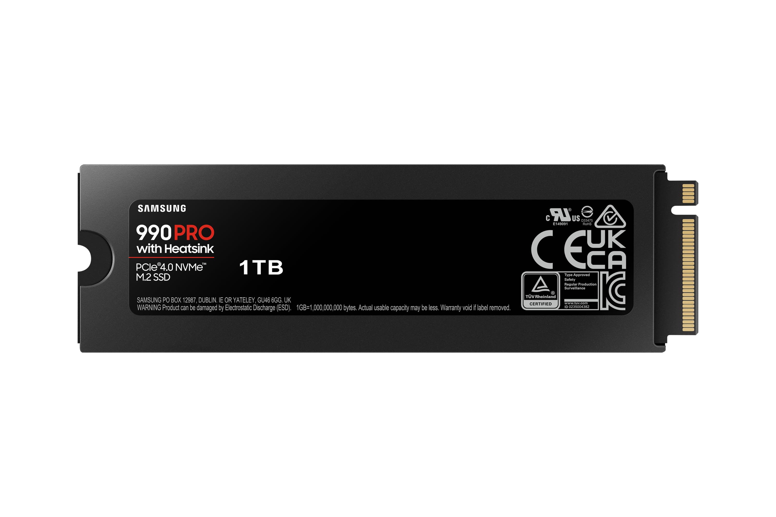 Fotografija proizvoda: 1TB M.2 NVMe MZ-V9P1T0CW 990 Pro Series Heatsink SSD