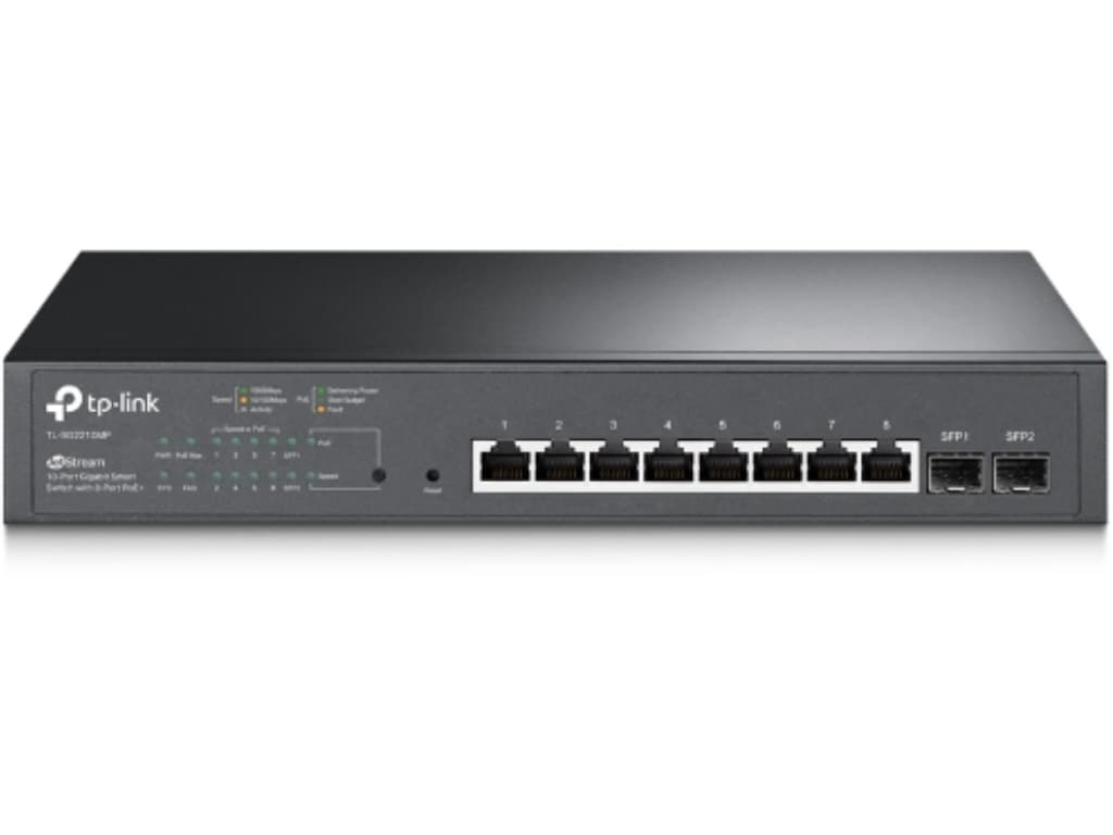 Fotografija proizvoda: Switch TP-Link TL-SG2210MP gigabit/10xRJ45/8xPOE/2xSFP/Rackmount/metalno kucište