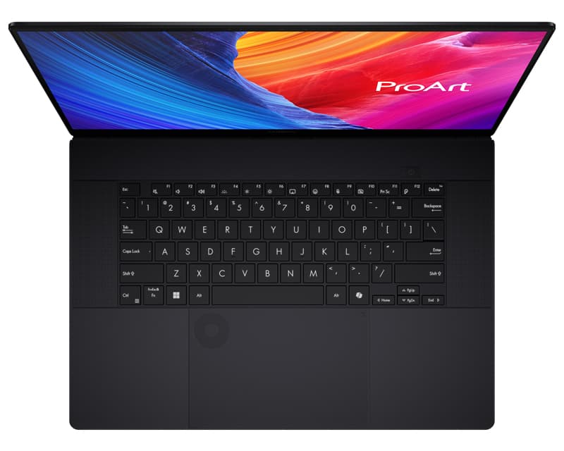 Fotografija proizvoda: ProArt P16 OLED H7606WP-SR254X (16 inča 3K OLED, Ryzen AI 9 HX 370, 64GB, SSD 2TB, RTX 5070, Win11 Pro) laptop + ranac