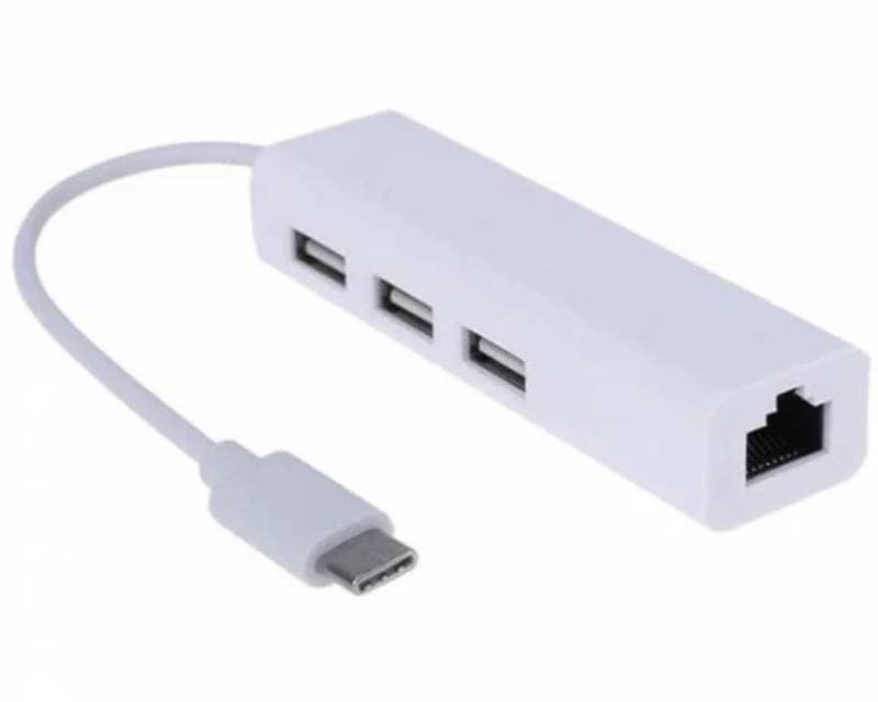 Fotografija proizvoda: USB 3.1 TIP C na 3x HUB + RJ45