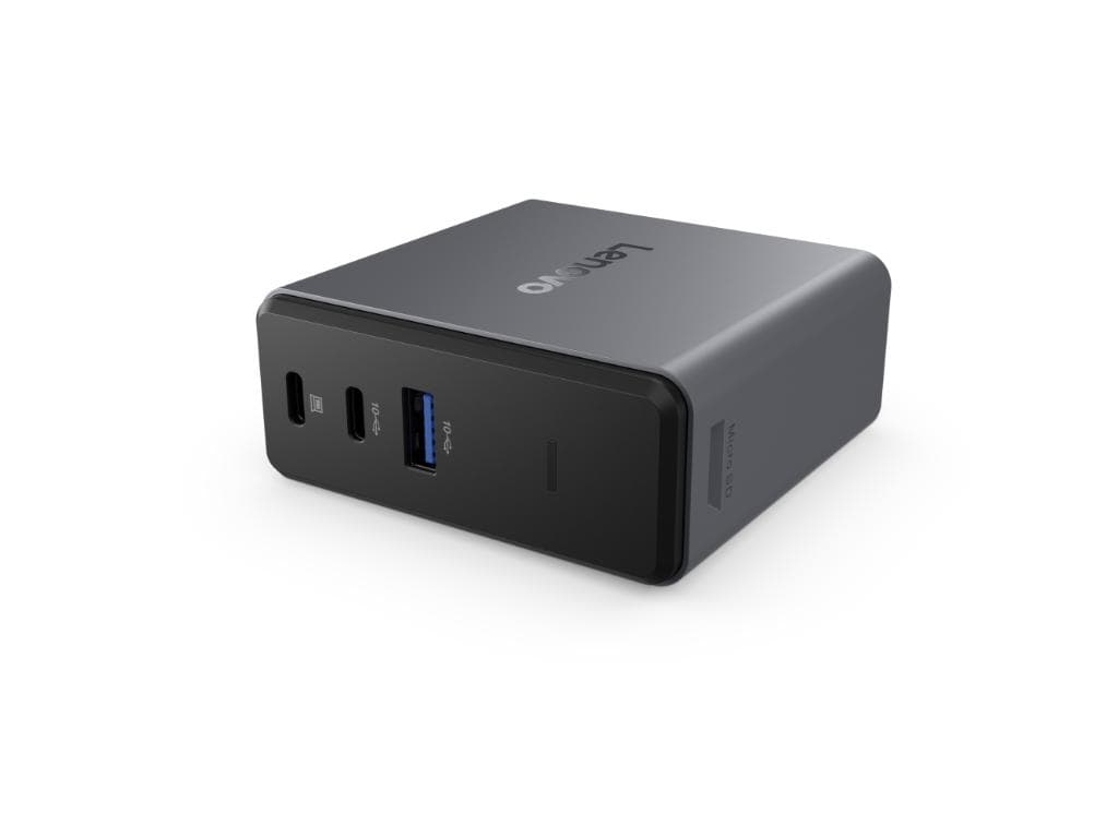 Fotografija proizvoda: Lenovo X9 Charging GaN Dock 60W, USB-C 10 Gbps, USB-A 10 Gbps, USB-C PD 3.0 Upstream to NB, HDMI 2.1
