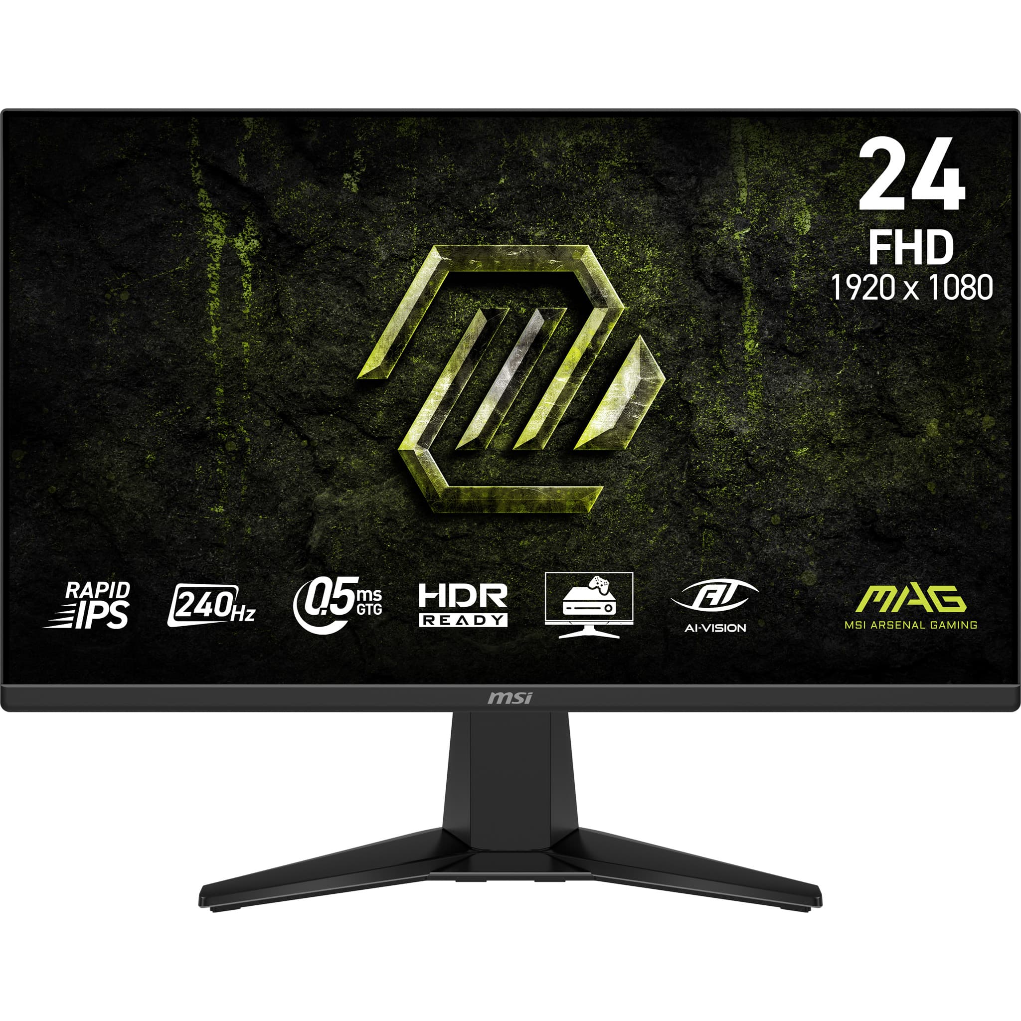Fotografija proizvoda: MAG 245F X24 gaming monitor, 24 inča, FHD 1920x1080, Rapid IPS, 240 Hz