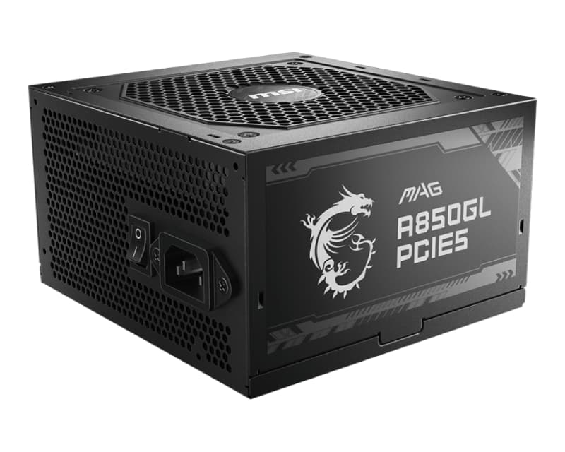 Fotografija proizvoda: MAG A850GL PCIE5 850W napajanje 7Y