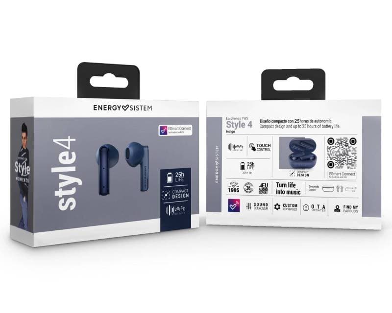Fotografija proizvoda: Style 4 Indigo True Wireless slušalice plave (M45558)