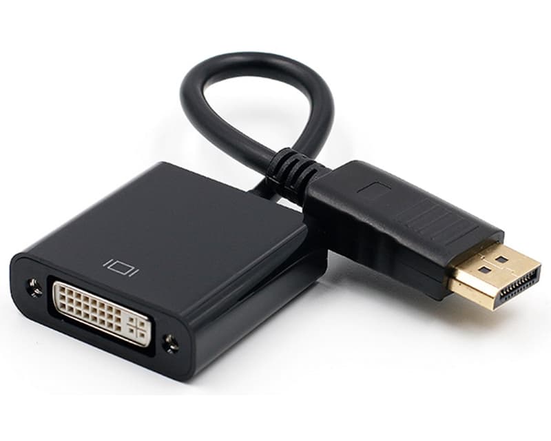Fotografija proizvoda: Adapter DisplayPort (M) - DVI (F) crni