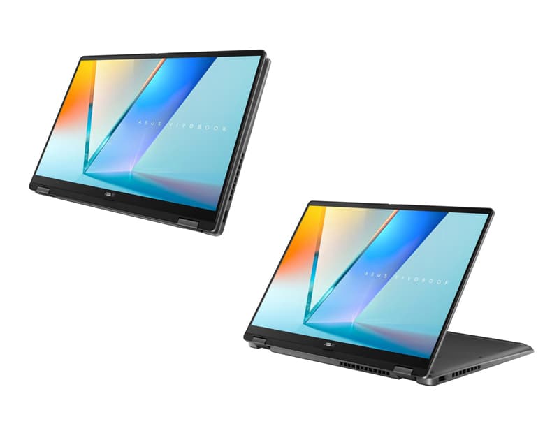 Fotografija proizvoda: Vivobook 14 Flip TP3407SA-SG155W (14 inča WUXGA OLED Touch ekran, Ultra 7 258V, 32GB, SSD 1TB, Win11 Home) laptop