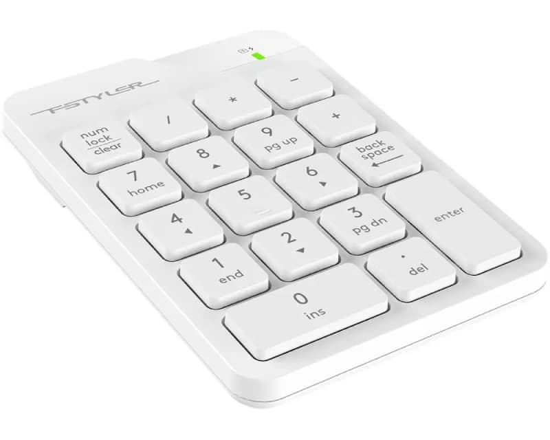 Fotografija proizvoda: FGK21C FSTYLER 2.4G Wireless Numeric Keypad USB Type-C bela tastatura