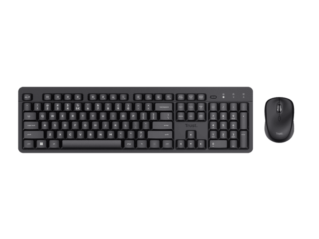 Fotografija proizvoda: Tastatura+miš TRUST ODY II bežicni set US/crna