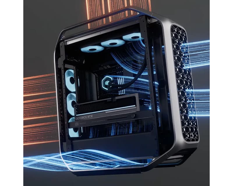 Fotografija proizvoda: COSMOS Alpha Silver Gaming kućište (C700-KGNN-S00) sivo