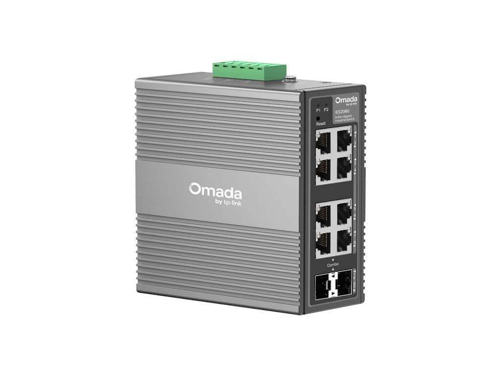 Fotografija proizvoda: Switch TP-LINK IES208G Omada 8-Port Gigabit Industrial Easy Managed Switch