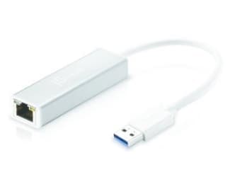 Fotografija proizvoda: Mrežni Adapter USB 3.0 - Gigabit ethernet RJ-45 (F) beli