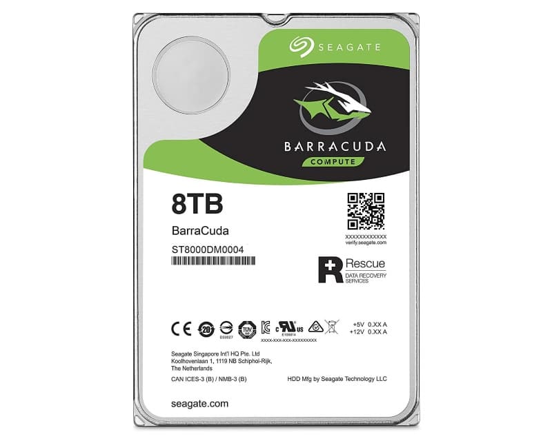Fotografija proizvoda: 8TB 3.5 inča SATA III 256MB 5.400rpm ST8000DM004 Barracuda hard disk