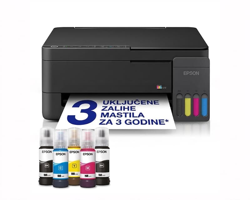 Fotografija proizvoda: L3351 EcoTank ITS bežični multifunkcionalni inkjet štampač