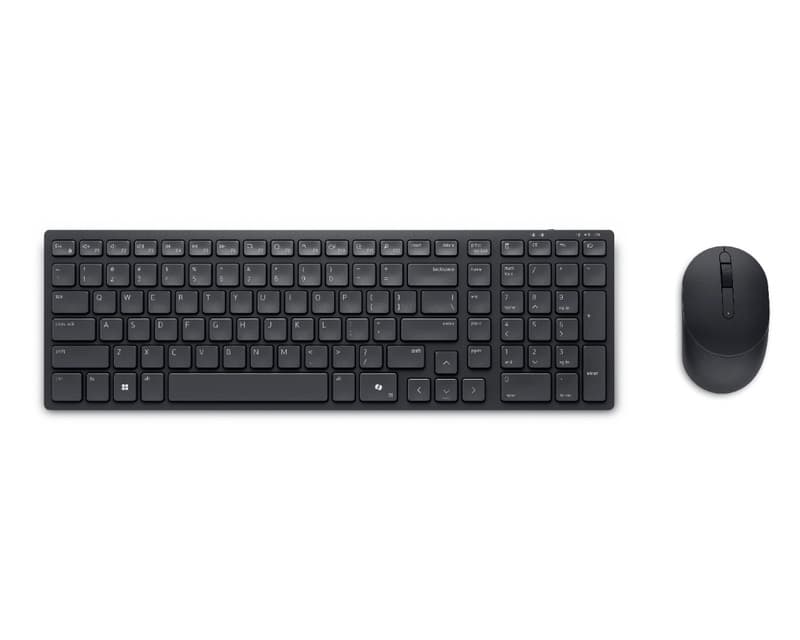 Fotografija proizvoda: KM555 Pro Kompaktna tiha US tastatura + miš crna