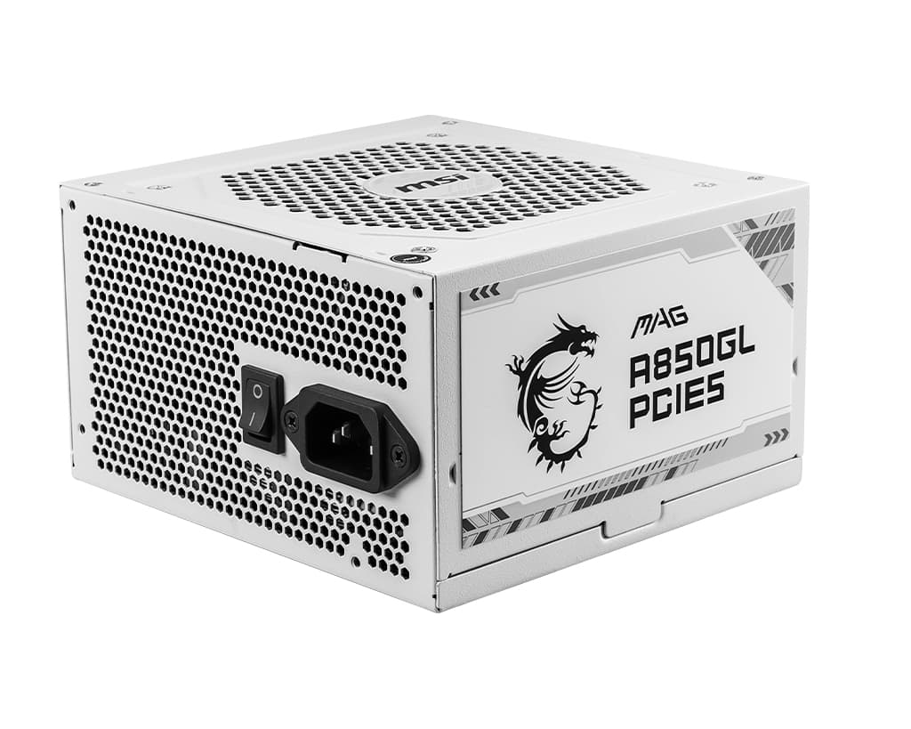 Fotografija proizvoda: MAG A850GL PCIE5 850W belo napajanje 7Y
