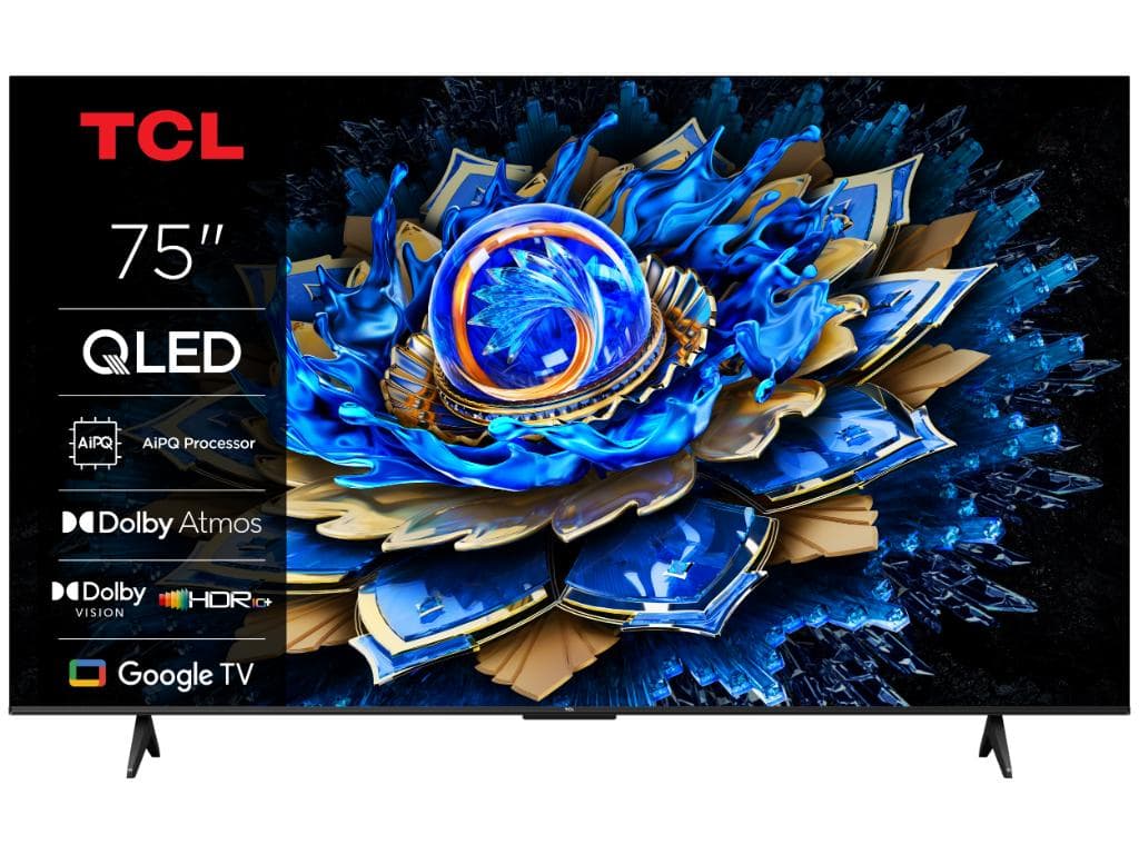 Fotografija proizvoda: Televizor TCL 75T69C/QLED/75"/4K UHD/60Hz/Google TV/crna