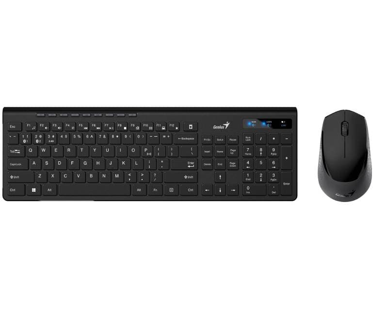 Fotografija proizvoda: SlimStar 8230 Wireless USB US crna tastatura+ miš