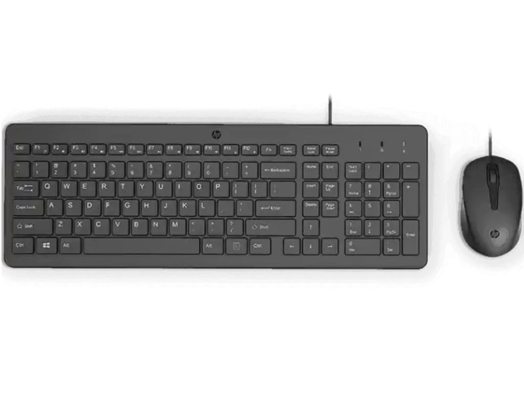 Fotografija proizvoda: Tastatura+miš HP 150 žicni set/US/240J7AA/crna