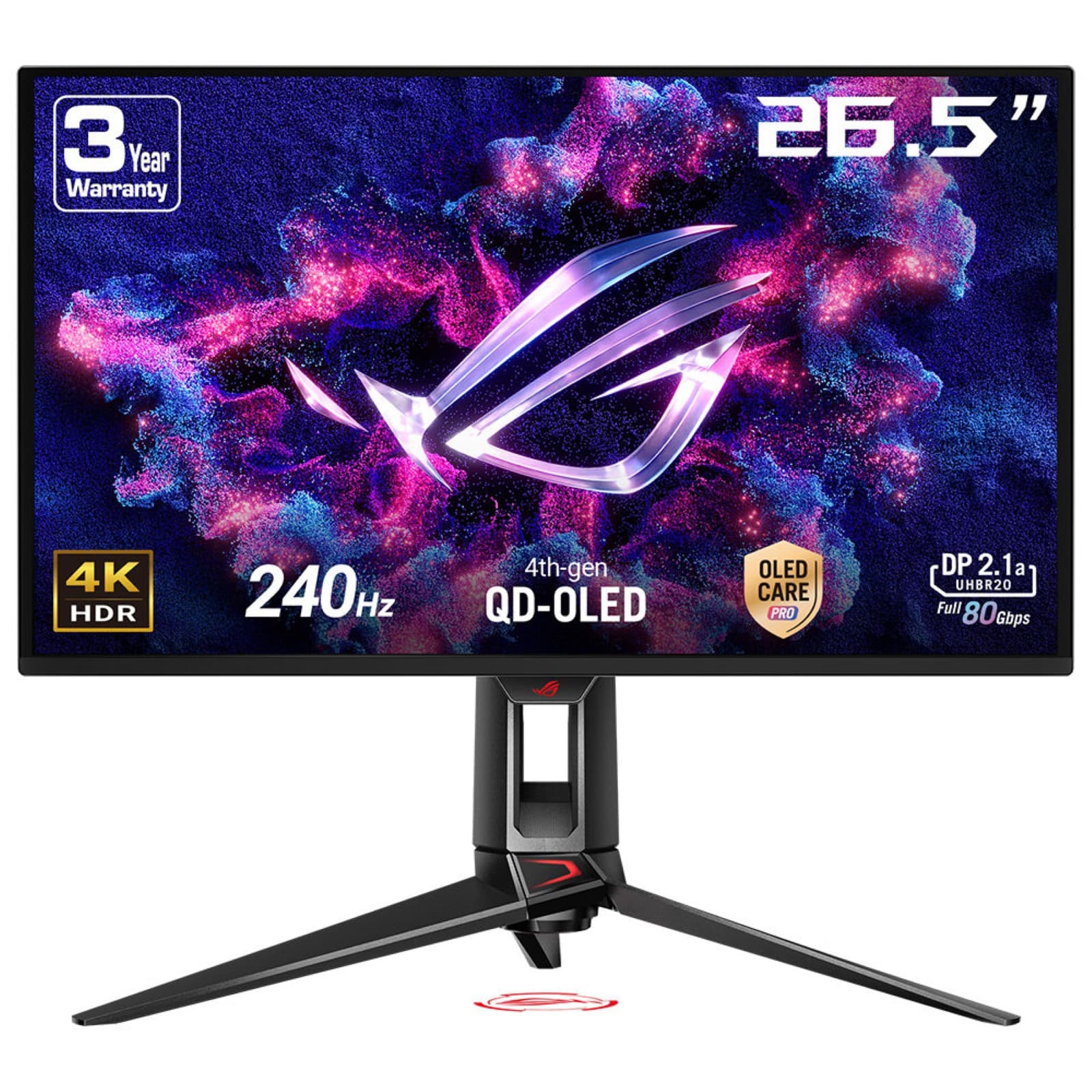 Fotografija proizvoda: 27 inča ROG Swift PG27UCDM UHD 3840x2160 QD-OLED 240 Hz gaming monitor