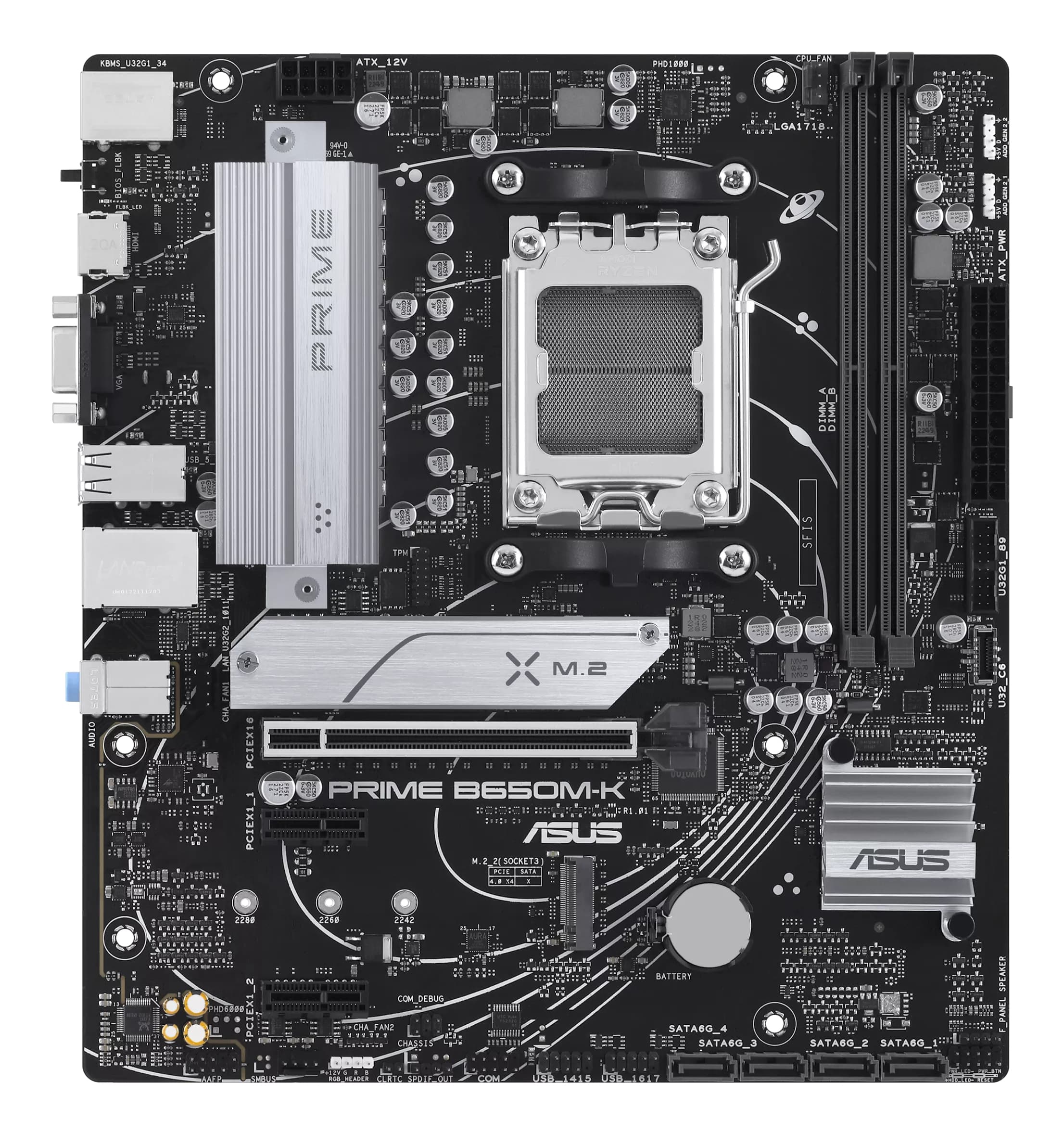 Fotografija proizvoda: Maticna ploca ASUS PRIME B650M-K/AM5