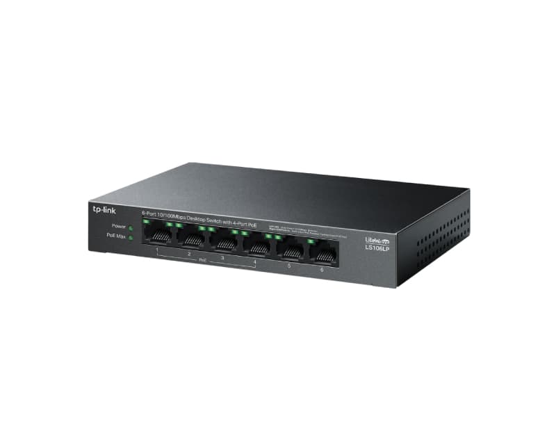 Fotografija proizvoda: LS106LP(UN) 6-portni 10/100mbps Desktop switch