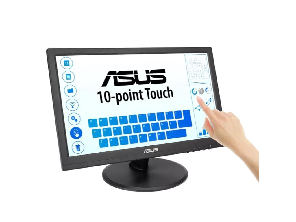 Fotografija proizvoda: Monitor ASUS VT169HE 15.6"/IPS,touch/1920x1080/60Hz/5ms GtG/VGA,HDMI/VESA/crna