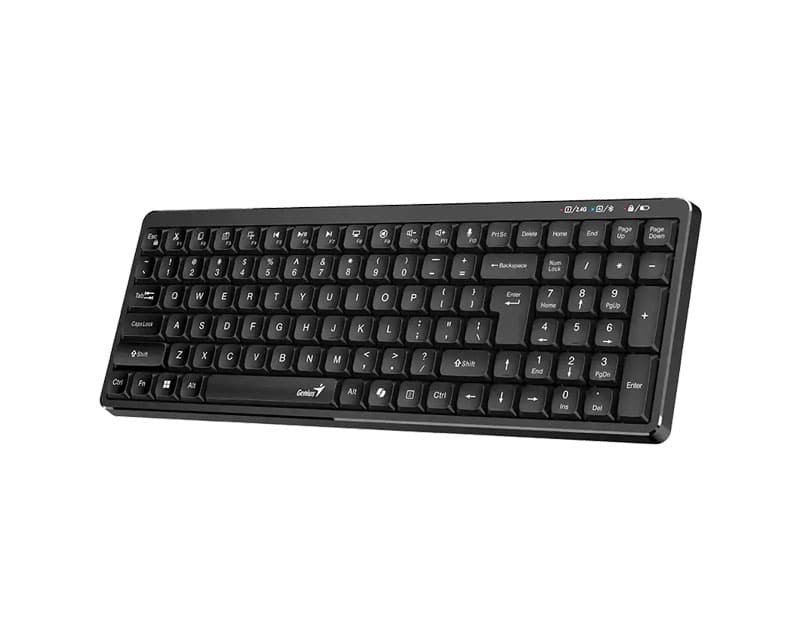 Fotografija proizvoda: LuxeMate Q7100BT Bežična USB američka crna tastatura