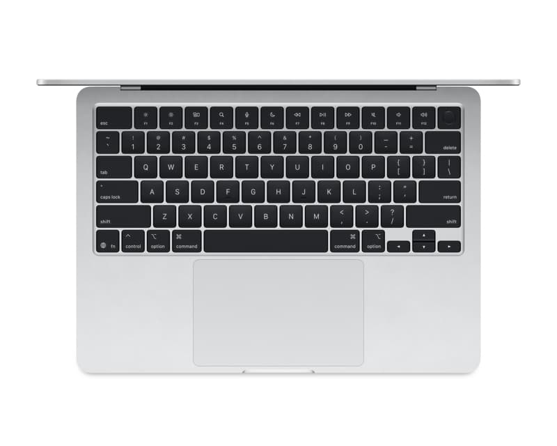 Fotografija proizvoda: MacBook Air 13,6 inča M5 10-jezgarni CPU 10-jezgarni GPU 16GB 1TB SSD Srebrni (MDH84)