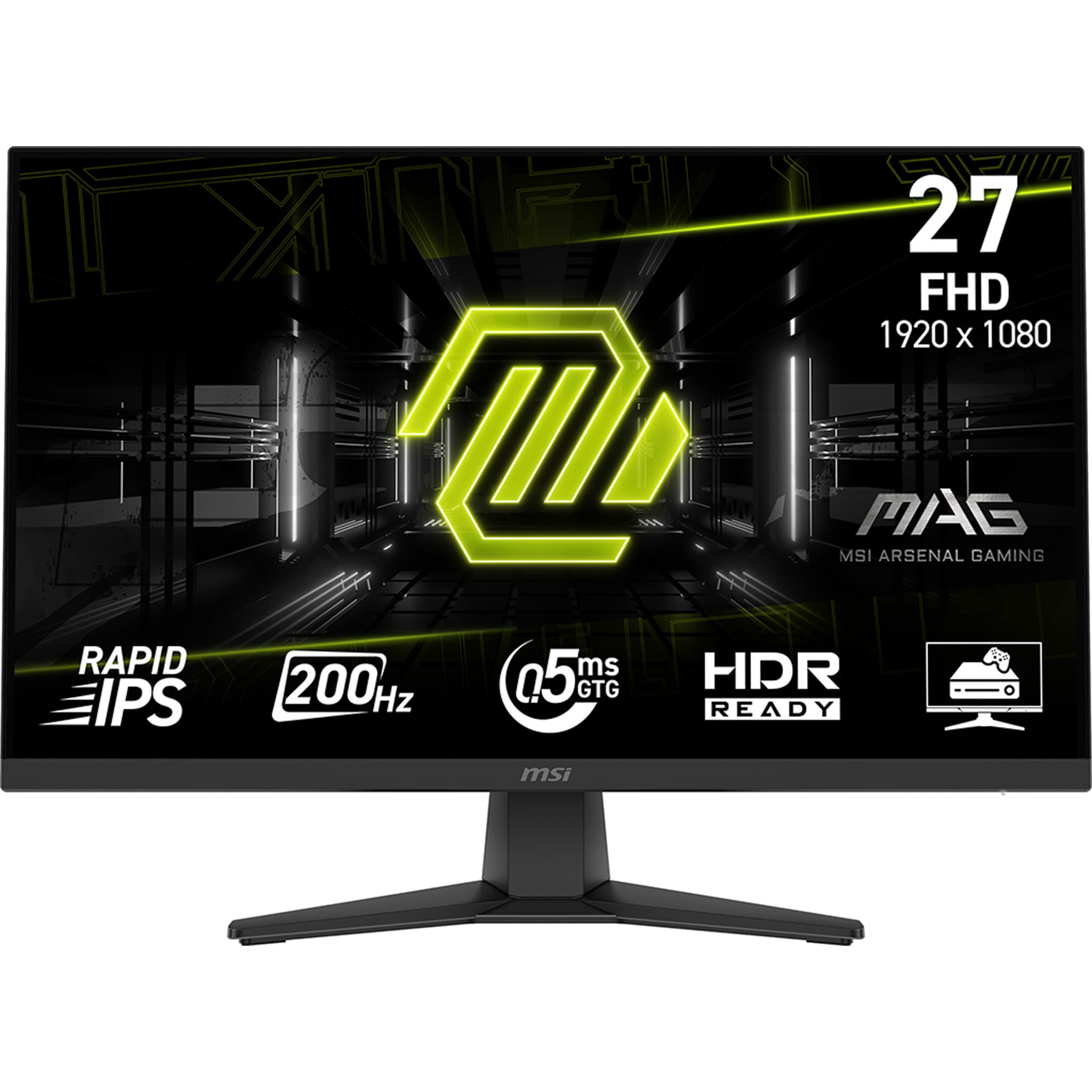 Fotografija proizvoda: 27 inča MAG 272F FHD 1920x1080 Rapid IPS 200 Hz HDR Ready gaming monitor