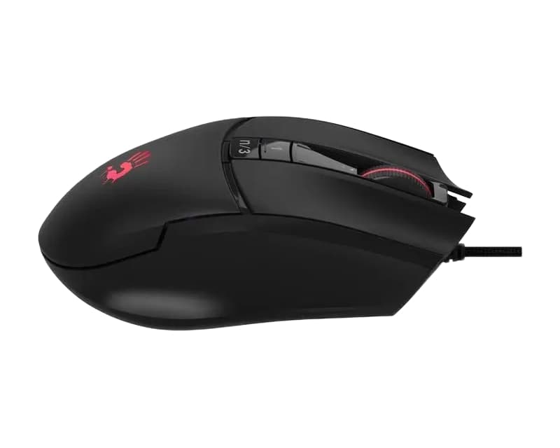 Fotografija proizvoda: L65 Max Bloody RGB Gaming Stone Black USB miš crni