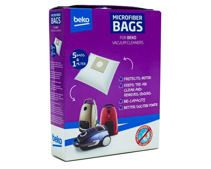 Fotografija proizvoda: Bags for VC vacuum cleaner purple package 5+1