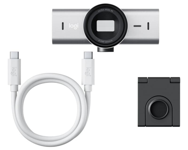 Fotografija proizvoda: MX Brio 4K Ultra HD Pale Grey web kamera