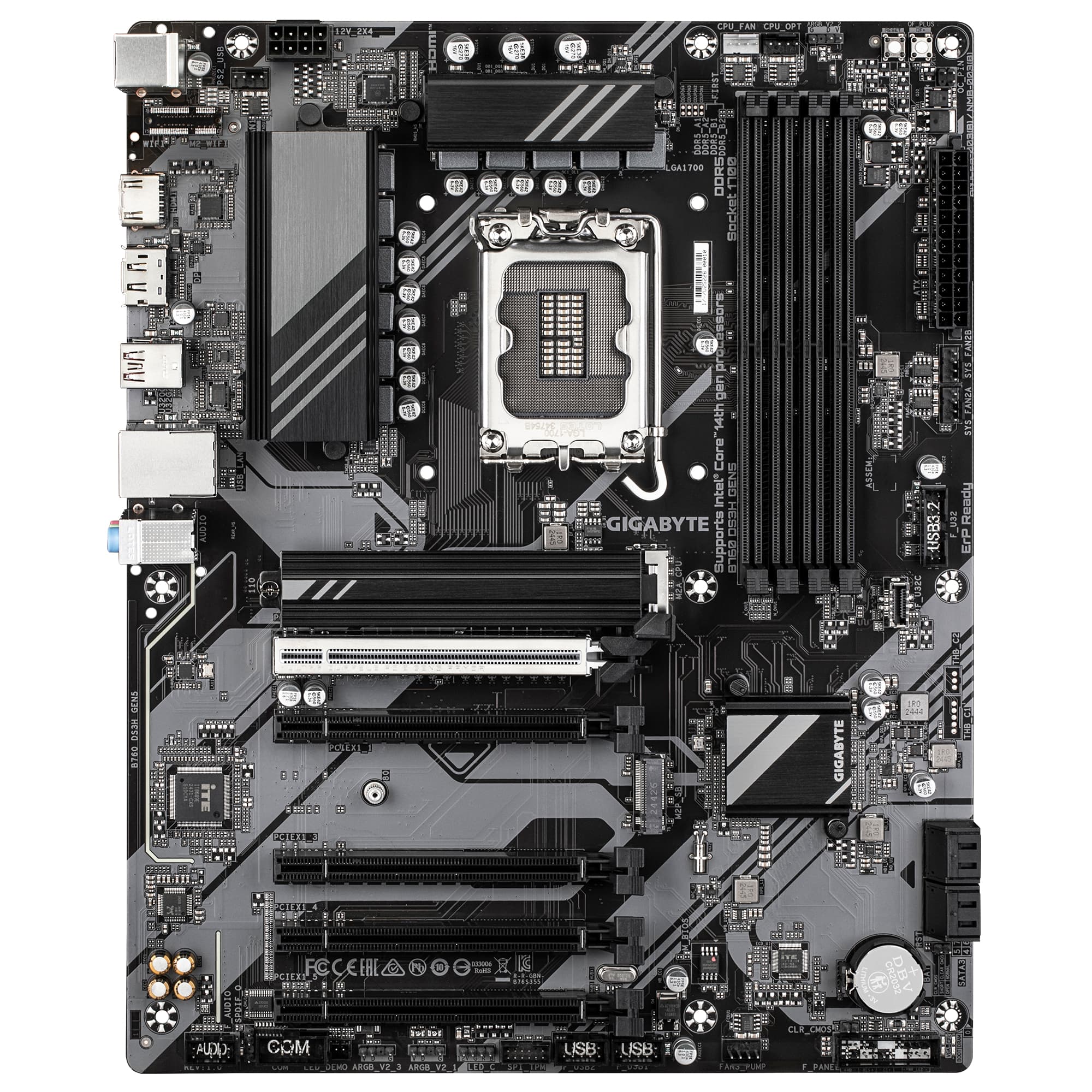 Fotografija proizvoda: Maticna ploca GIGABYTE B760 DS3H GEN5 1.0/LGA1700
