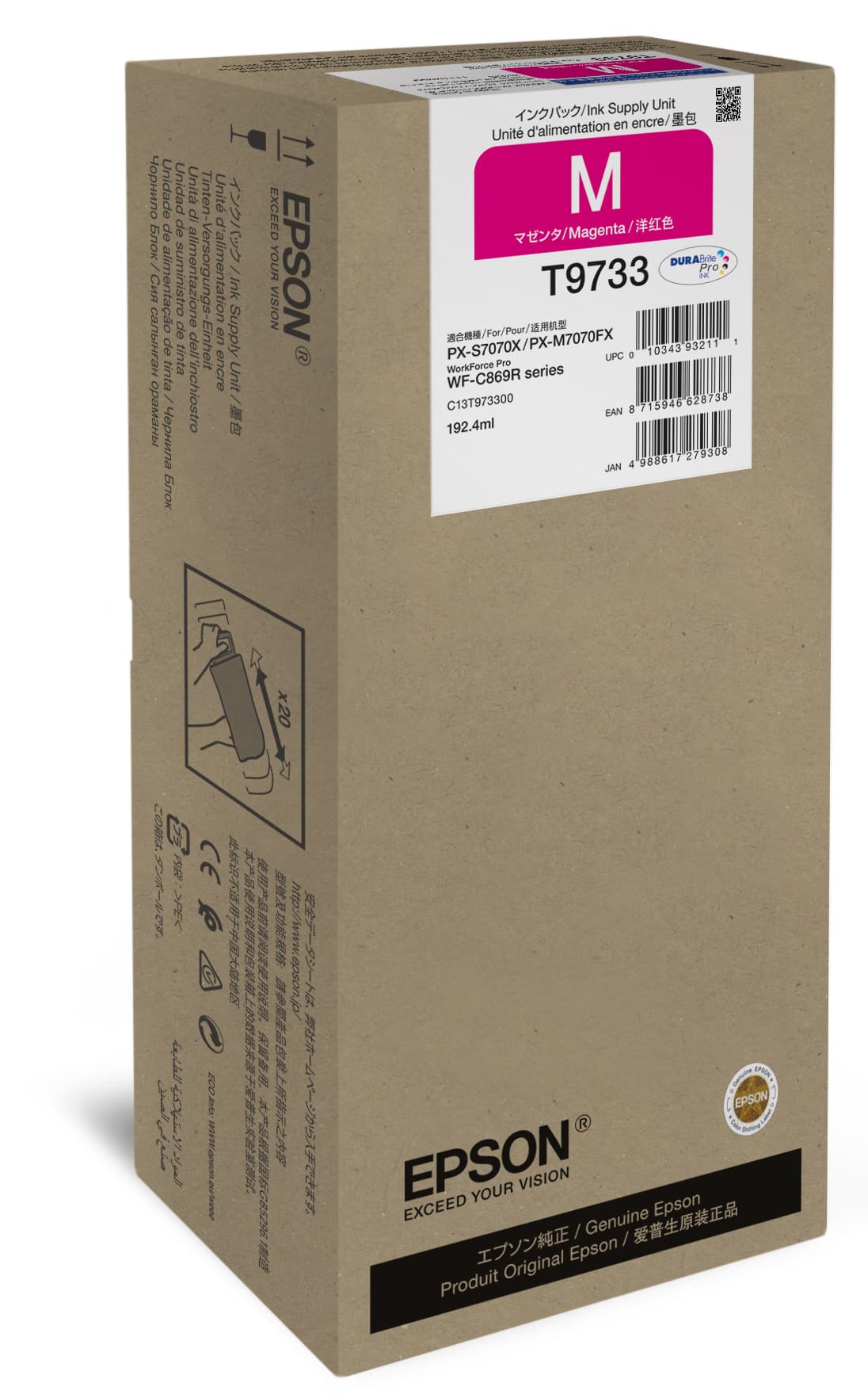 Fotografija proizvoda: T97330N Magenta RIPS mastilo XL