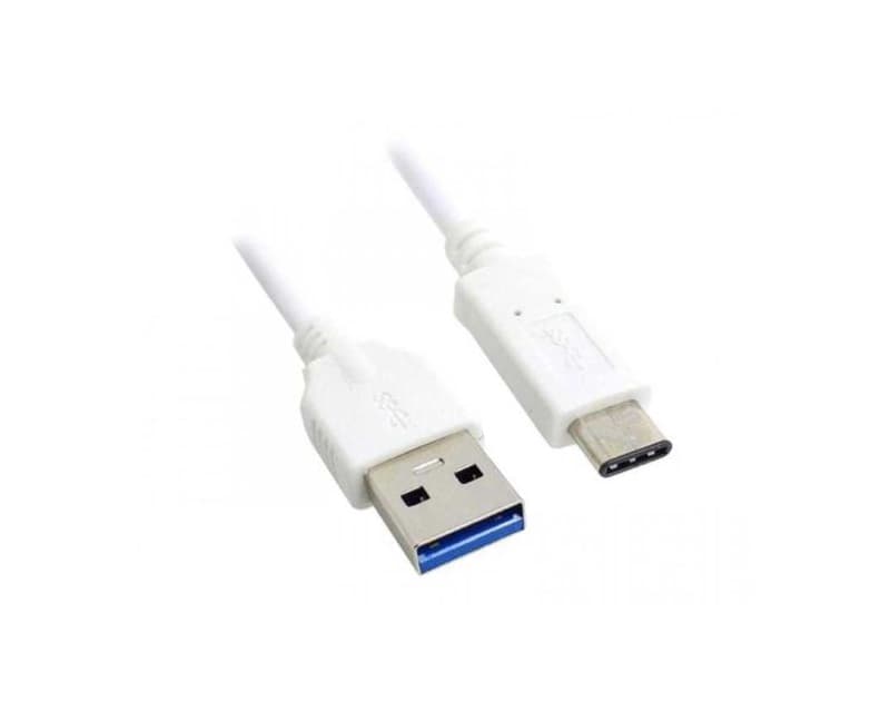 Fotografija proizvoda: Kabl 3.0 USB-A - USB 3.1 tip C M/M 1m, za superbrzo punjenje, 120W, 20V, 6A, beli