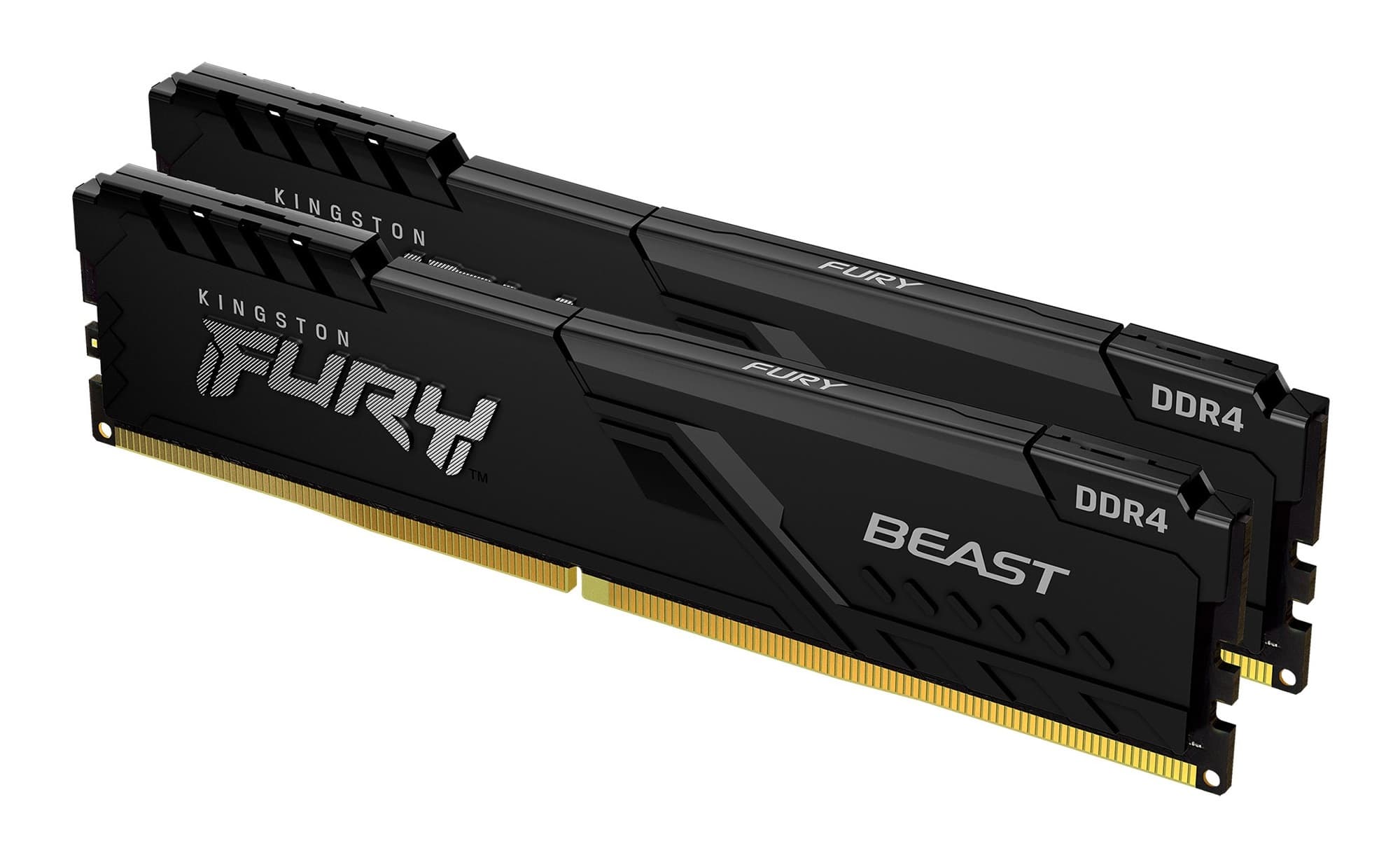 Fotografija proizvoda: DIMM DDR4 64GB (2x32GB kit) 3200MT/s KF432C16BBK2/64 Fury Beast Black