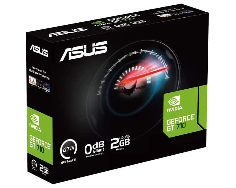 Fotografija proizvoda: nVidia GeForce GT 710 2GB 64bit GT710-SL-2GD5-BRK-EVO grafička karta