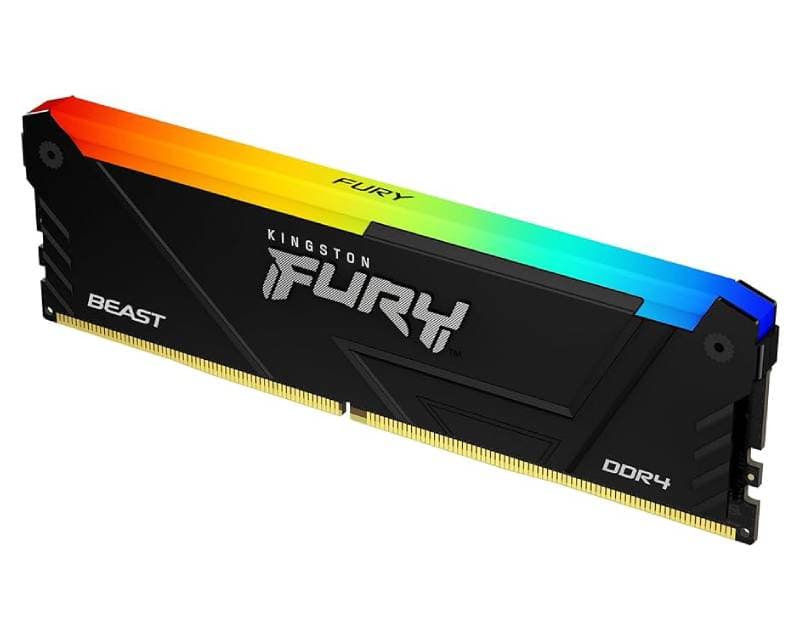 Fotografija proizvoda: DIMM DDR4 16GB 3600MT/s KF436C18BB2A/16 Fury Beast RGB Black