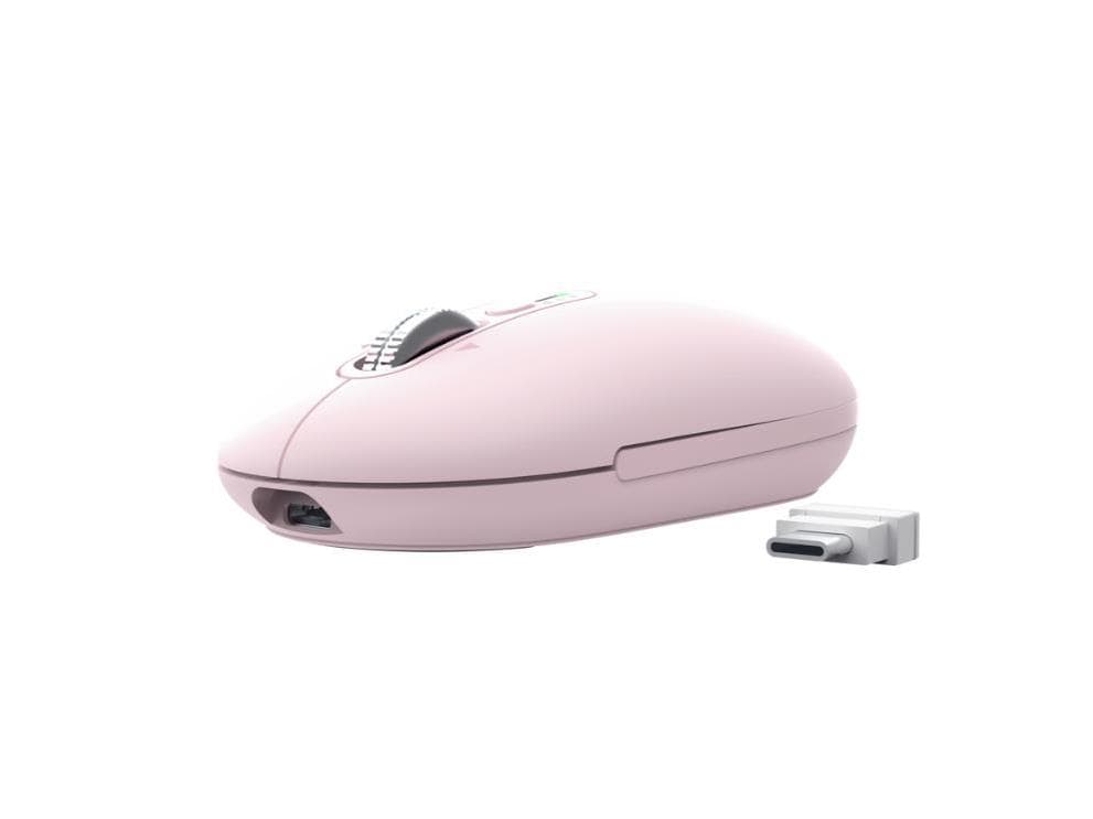 Fotografija proizvoda: Miš TRUST SERON HYPSCROLL SLIM WRLS MOUSE/roze