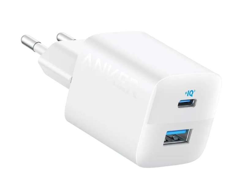 Fotografija proizvoda: 323 33W USB-C wall charger 2-port (USB-A and USB-C), white