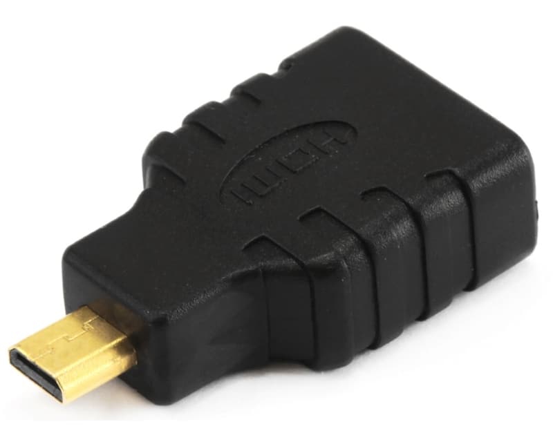 Fotografija proizvoda: Adapter Micro HDMI (M) - HDMI (F) crni