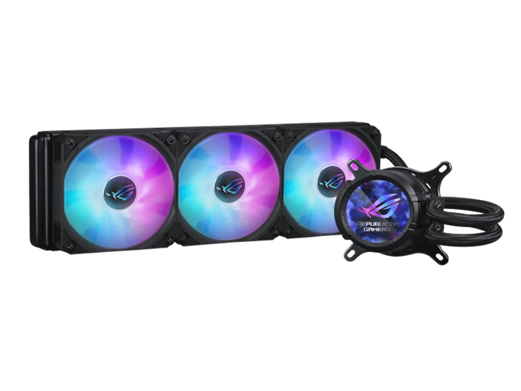 Fotografija proizvoda: Kuler ASUS ROG STRIX LC III 360 ARGB LCD/3x120mm/crna